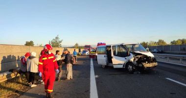 Stire din Eveniment : Accident după accident, pe autostradă! Tir întrat pe contrasens, șofer decedat