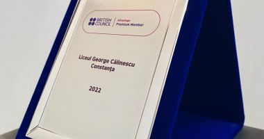 Liceul Teoretic „George Călinescu” a primit al cincilea trofeu din partea British Council România - 2