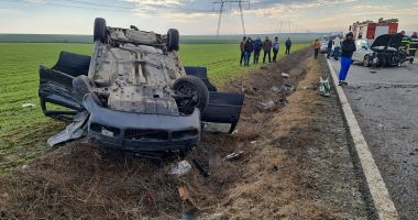 Stire din Eveniment : Galerie foto. GRAV ACCIDENT RUTIER ÎN JUDEŢUL CONSTANŢA. Intervine elicopterul SMURD / UPDATE