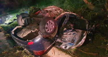 Atenție, imagini cu impact emoțional!  Tragedie rutieră la miezul nopții, la Constanța! Un mort și doi răniți - 2