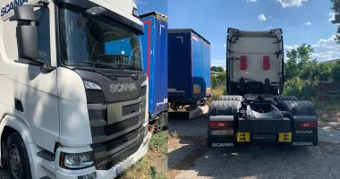 Stire din Eveniment : Cap tractor în valoare de 375.000 lei, căutat de autoritățile din Suedia, descoperit de poliţiştii de frontieră