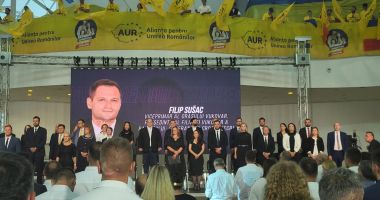 Galerie FOTO/VIDEO. AUR și-a lansat candidații pentru europarlamentare, la Constanța / LIVE TEXT - 9