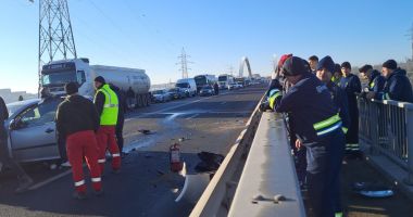 FOTO / Accident rutier la Constanţa, între un TIR şi un autoturism! „Cred că sunt un fel de «greu de ucis» - 2