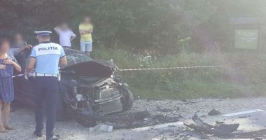 Două persoane decedate și o treia grav rănită într-un accident produs pe DN 67