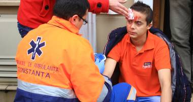 Galerie FOTO. Accident rutier în centrul Constanței - 4