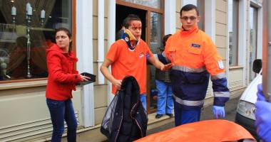 Galerie FOTO. Accident rutier în centrul Constanței - 5