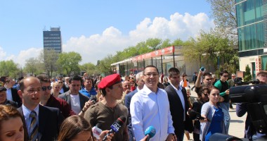 Premierul Victor Ponta a inspectat Podul de la Agigea