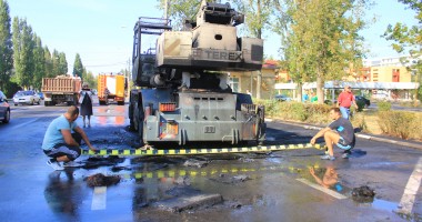 Galerie FOTO / Accident rutier grav în stațiunea Mamaia, urmat de un incendiu de proporții - 7