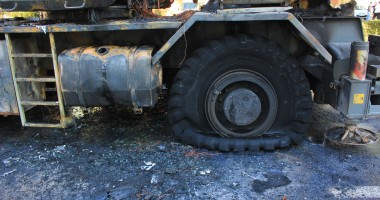 Galerie FOTO / Accident rutier grav în stațiunea Mamaia, urmat de un incendiu de proporții - 12