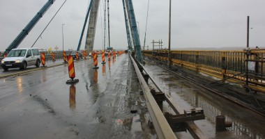 Galerie FOTO / E OFICIAL! Iată cum se va circula, de mâine, pe podul de la Agigea - 2