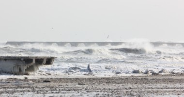 Imagini inedite/ Vezi aici cum arată plaja și digurile din Mamaia - 10