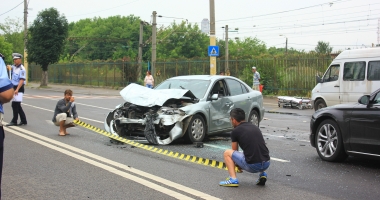 GALERIE FOTO. GRAV ACCIDENT RUTIER ÎN CONSTANȚA. CINCI VICTIME! A INTERVENIT DESCARCERAREA - 14