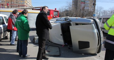 IMAGINI SPECTACULOASE / ACCIDENTUL de la Podul de la Butelii a blocat zona - 2