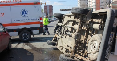 IMAGINI SPECTACULOASE / ACCIDENTUL de la Podul de la Butelii a blocat zona - 8