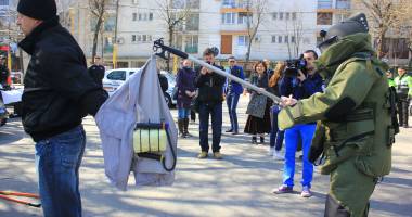 IMAGINI SPECTACULOASE. FOCURI DE ARMĂ și OSTATIC eliberat în centrul Constanței, de Ziua Poliției Române. Galerie FOTO și VIDEO - 10