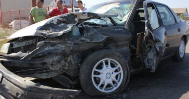 Accident în lanț, la ieșire din Valu lui Traian / Galerie foto și video - 2
