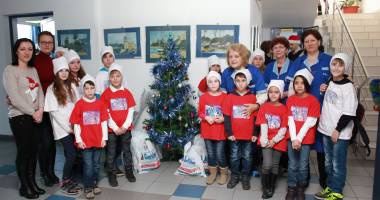 Galerie FOTO. Copiii de la "Micul Rotterdam" au colindat redacția "Cuget Liber" - 6