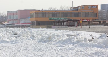 IMAGINI SPECTACULOASE / Marea Neagră a înghețat din nou - 3
