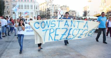 "Marș pentru Constanța" / Protest al constănțenilor, în Piața Ovidiu! Galerie foto - 9