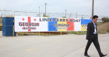 Eveniment la Marea Neagră. A fost inaugurată linia de ferry-boat Constanța - Batumi - Ilyichevsk - 8