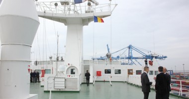 Eveniment la Marea Neagră. A fost inaugurată linia de ferry-boat Constanța - Batumi - Ilyichevsk - 9