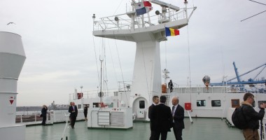 Eveniment la Marea Neagră. A fost inaugurată linia de ferry-boat Constanța - Batumi - Ilyichevsk - 5