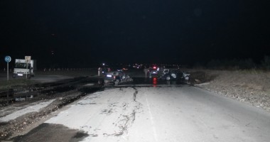 Galerie FOTO / ACCIDENT RUTIER GRAV, URMAT DE UN INCENDIU, LA CONSTANȚA - 2