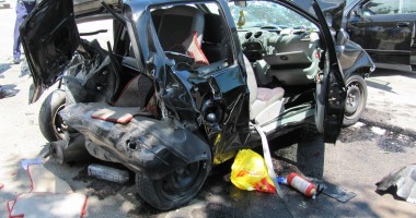 ATENȚIE, IMAGINI ȘOCANTE! ACCIDENT RUTIER GRAV la Mangalia. UN MEDIC A MURIT ÎN URMA IMPACTULUI! - 7