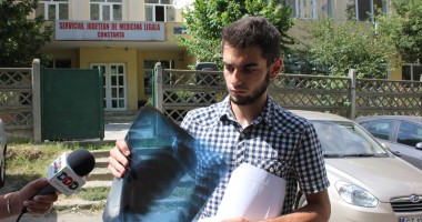 UPDATE -  Turist bătut măr în sediul Poliției Costinești - 2