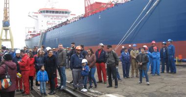 Galerie foto / Eveniment important la Șantierul Naval Constanța. Ceremonie de botez a navei "Histria Atlas" - 10