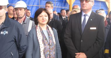 Galerie foto / Eveniment important la Șantierul Naval Constanța. Ceremonie de botez a navei "Histria Atlas" - 12