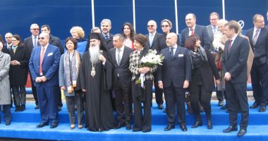 Galerie foto / Eveniment important la Șantierul Naval Constanța. Ceremonie de botez a navei "Histria Atlas" - 14
