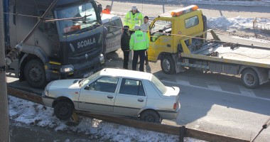 GALERIE FOTO / Accident rutier spectaculos la Doraly - 6
