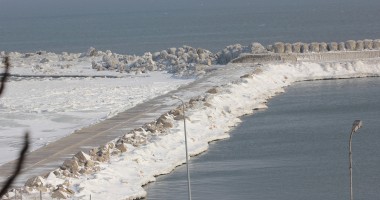 IMAGINI INEDITE / Peisaj polar la Marea Neagră - 2