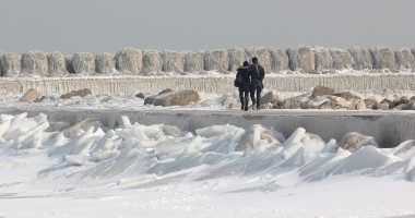 IMAGINI INEDITE / Peisaj polar la Marea Neagră - 13