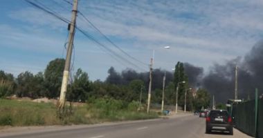 Galerie Foto/Video. ALERTĂ! HALĂ DE PE VARIANTA CONSTANȚEI, CUPRINSĂ DE FLĂCĂRI! Pompier rănit în timpul misiunii - 5
