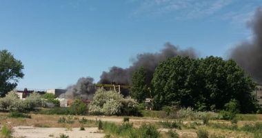 Galerie Foto/Video. ALERTĂ! HALĂ DE PE VARIANTA CONSTANȚEI, CUPRINSĂ DE FLĂCĂRI! Pompier rănit în timpul misiunii - 6