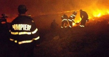 Stire din Eveniment : Un incendiu puternic de miriște a izbucnit în localitatea Vadu