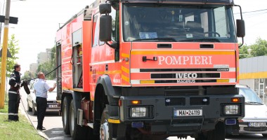 Stire din Eveniment : Incendiu violent la ieșire din Mangalia