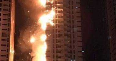 Stire din Actualitate : Încă un incendiu de proporții. Un turn din Emirate, cuprins de flăcări