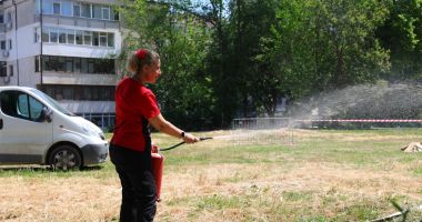 Angajații Spitalului Clinic de Boli Infecțioase Constanța au fost instruiți cum să intervină în cazul unui incendiu - 4