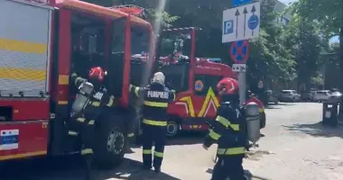 Incendiu într-un apartament din Constanța. O candelă ar fi provocat focul