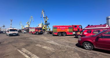 Incendiu în Șantierul Naval Midia. Un vapor a luat foc, patru muncitori descoperiţi morţi la faţa locului - 2