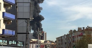 GALERIE FOTO-VIDEO / INCENDIU VIOLENT la unul dintre cele mai mari spitale din Istanbul. Mai multe etaje, în flăcări - 2
