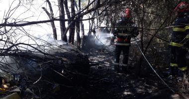 Stire din Eveniment : Incendiu la fostul Sanatoriu de Boli Venerice din Agigea