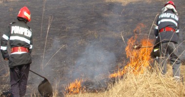 Stire din Eveniment : Incendiu puternic de vegetație uscată în Maramureș