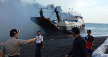 Incendiu pe o navă de pasageri