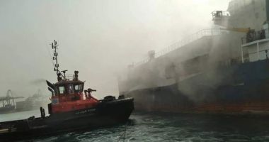 Stire din Economie : Incendiu pe o navă ro-ro