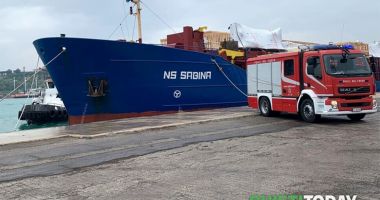 Incendiu pe un cargou la Marea Adriatică