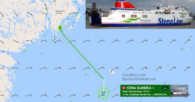 Stire din Actualitate : Incendiu pe un ferry-boat cu 300 de persoane